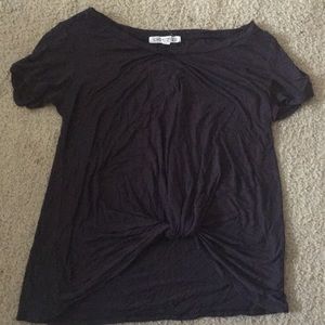Blue-black top